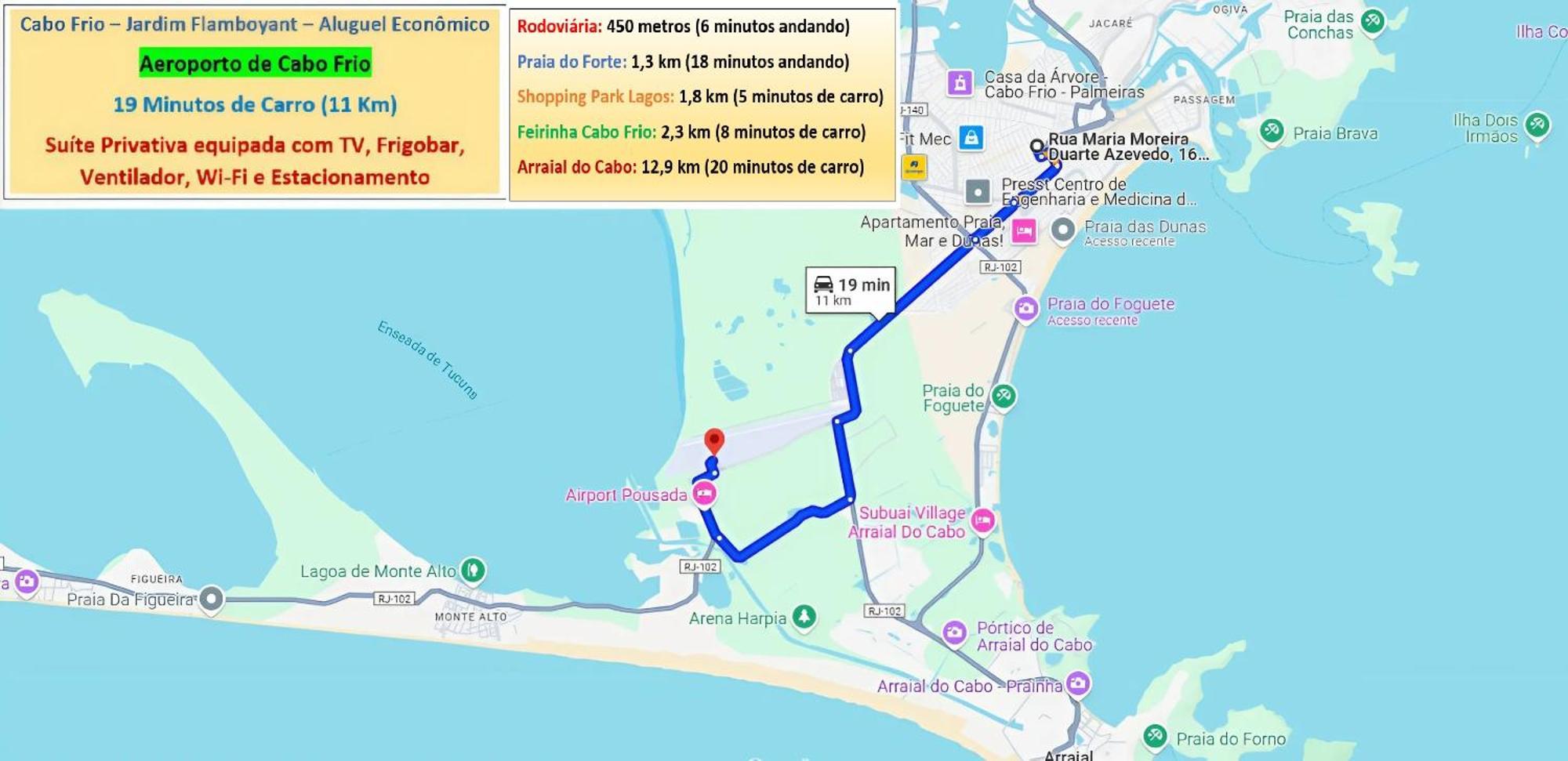 Cabo Frio - Suites - Jardim Flamboyant - Aluguel Economico Eksteriør billede
