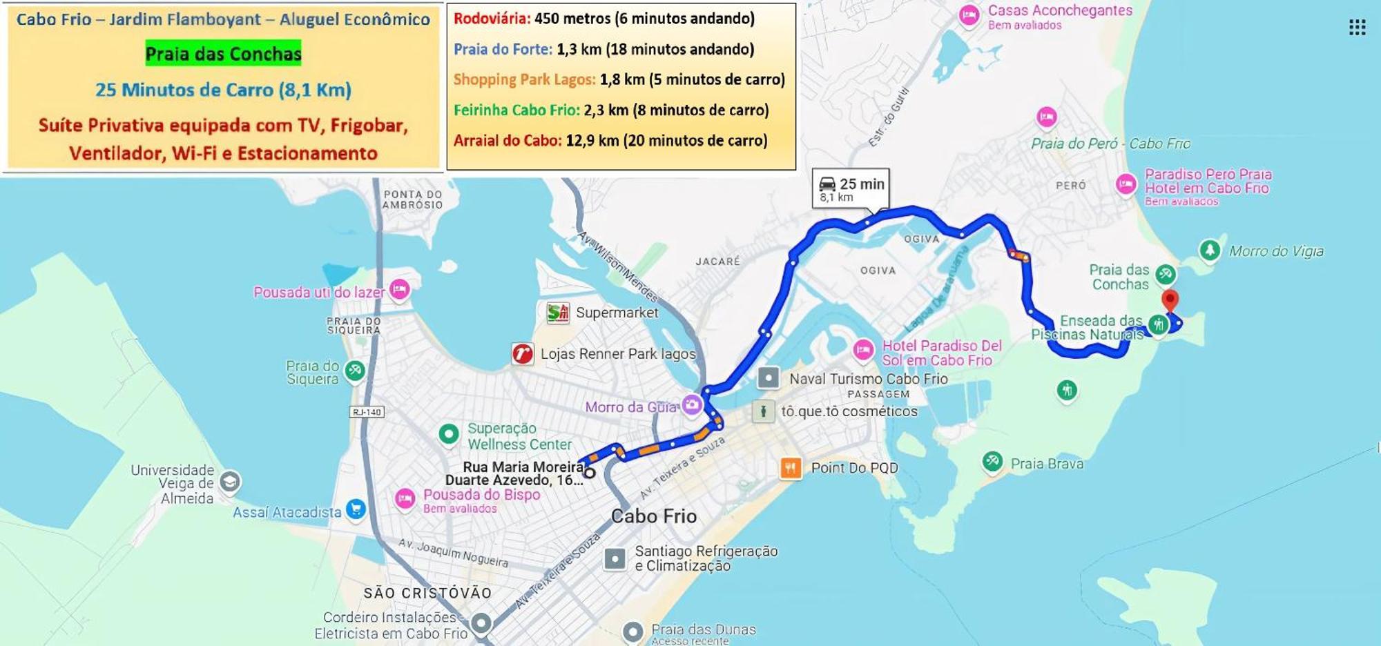 Cabo Frio - Suites - Jardim Flamboyant - Aluguel Economico Eksteriør billede