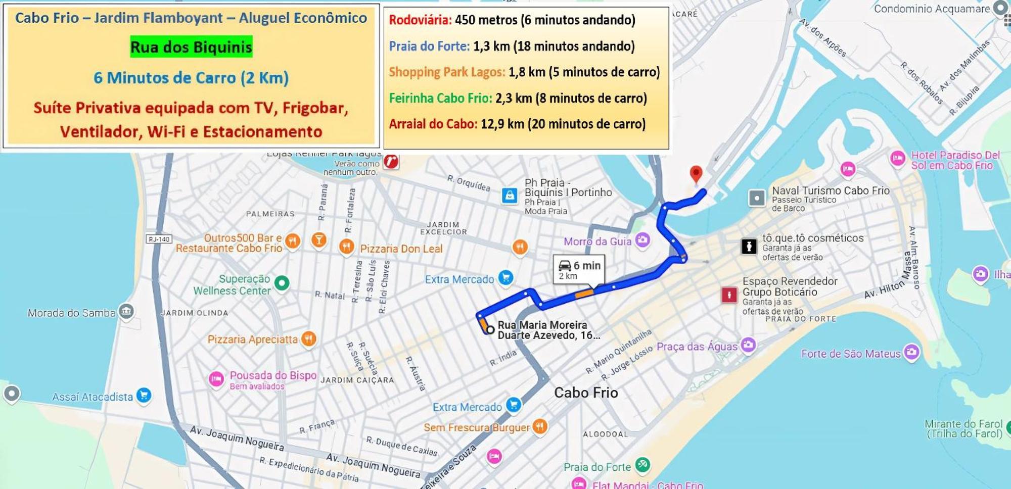 Cabo Frio - Suites - Jardim Flamboyant - Aluguel Economico Eksteriør billede